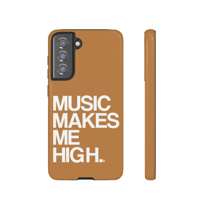 MMMH Classic Phone Case: Light Brown | White