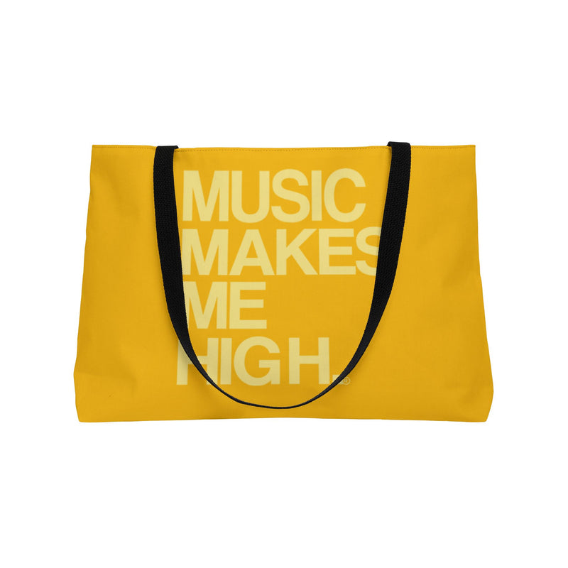 MMMH Weekender Bag (Black Handle): Yellow | Light Yellow