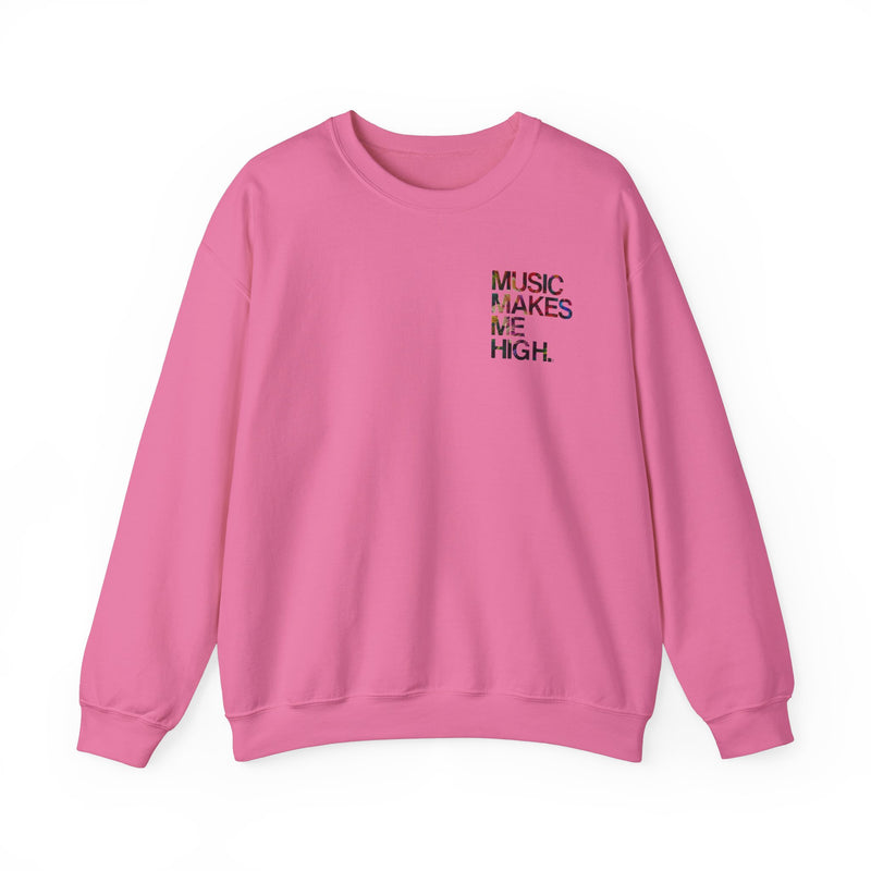 MMMH Unisex Sweatshirt: Safety Pink | Floral