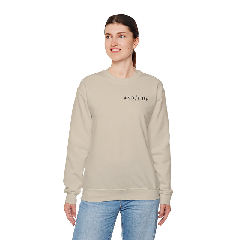 IJTT Unisex Sweatshirt: AT Slash Black | Tan