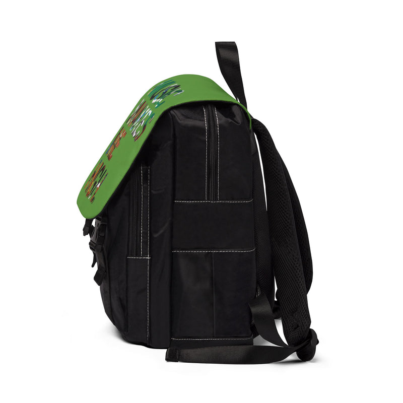 MMMH Backpack: Green | Graffiti