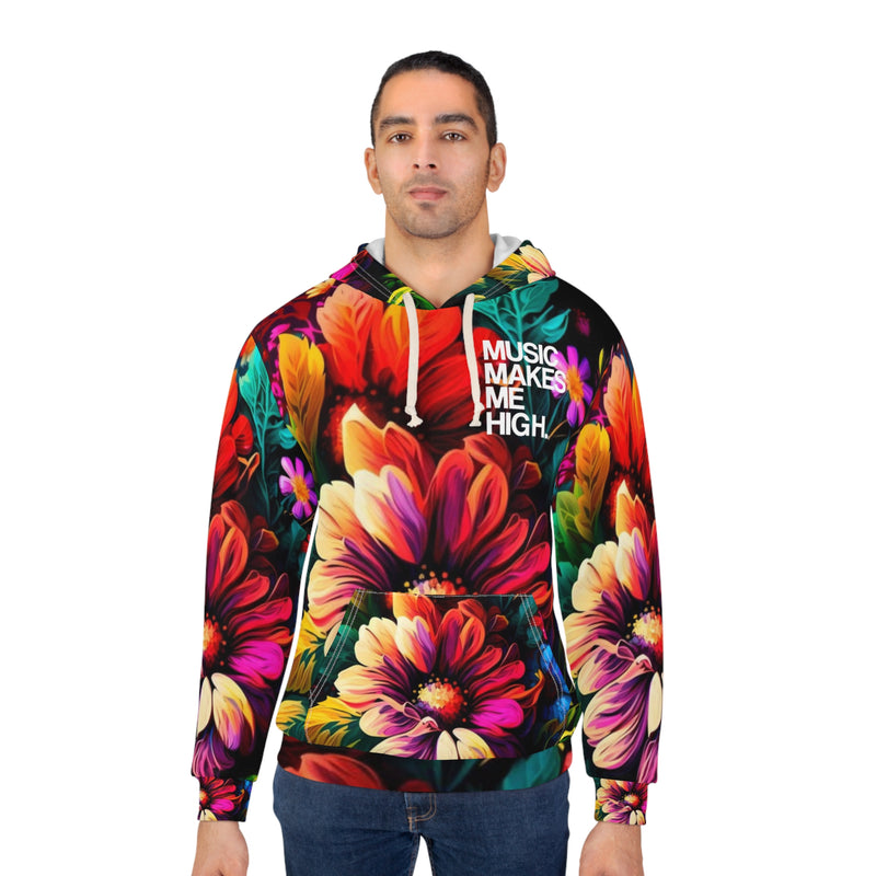 MMMH Unisex Hoodie: Floral | White