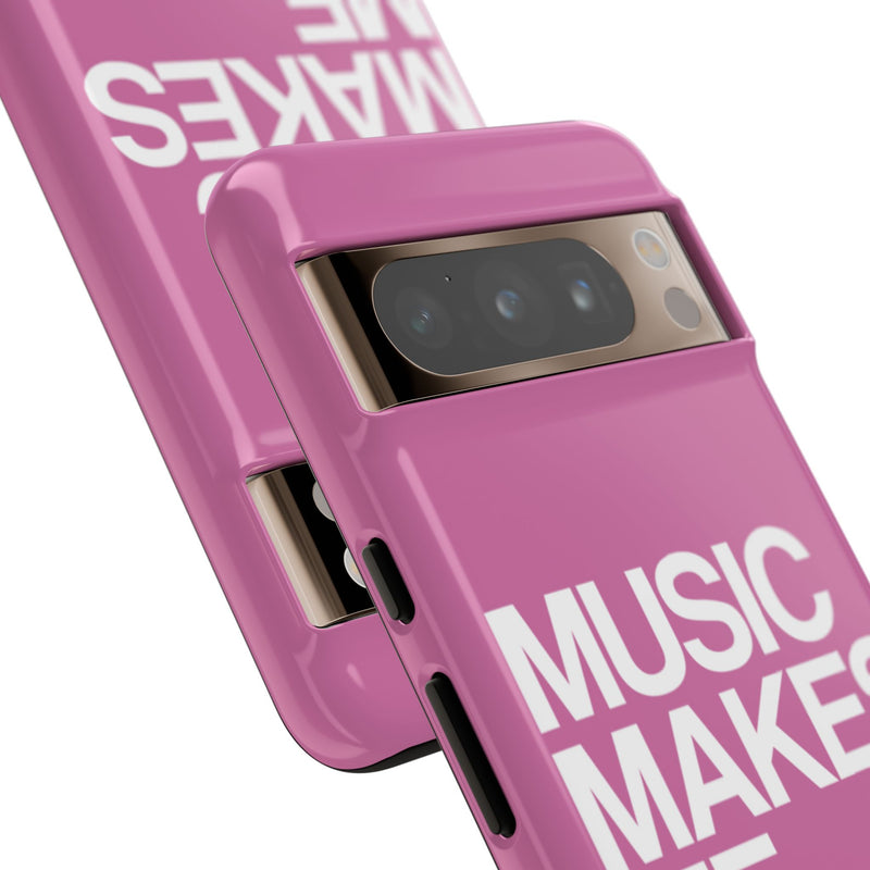 MMMH Classic Phone Case: Light Pink | White