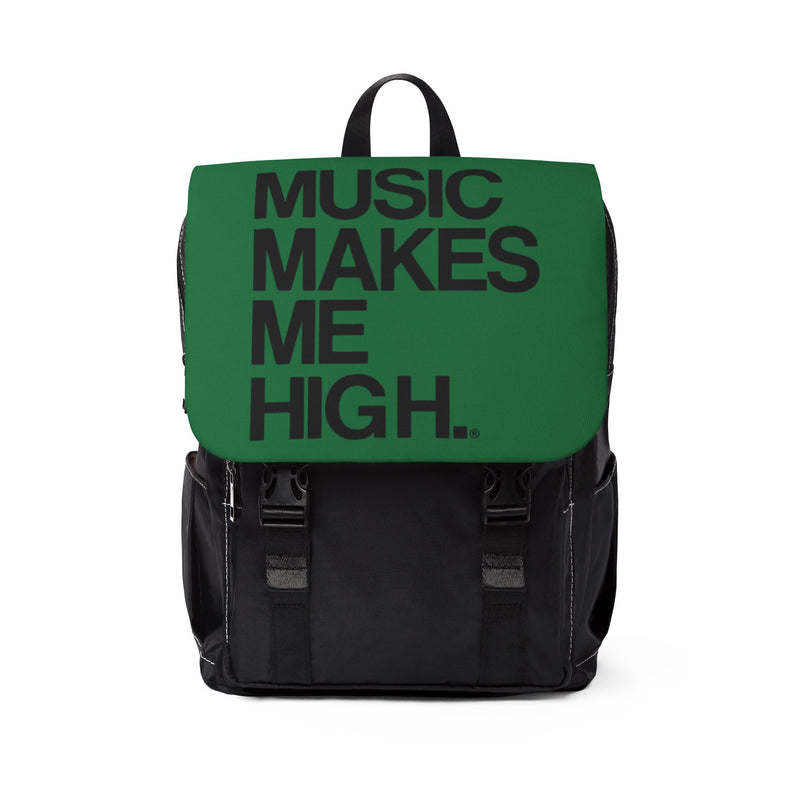 MMMH Backpack: Dark Green | Black Lettering