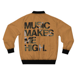 MMMH Bomber Jacket: Light Brown | Camo Lettering