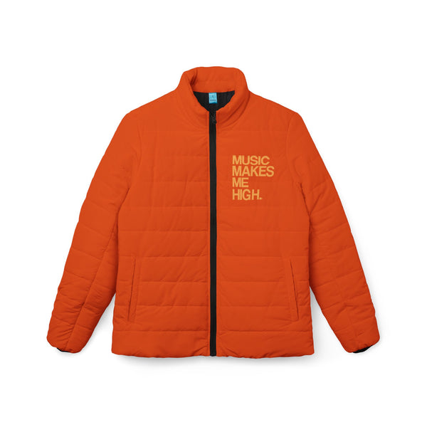 MMMH Women’s Puffer Jacket: Orange | Light Orange