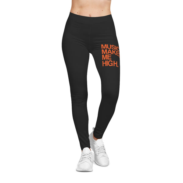 MMMH Leggings: Black | Orange