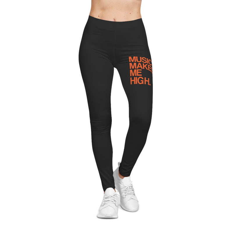 MMMH Leggings: Black | Orange