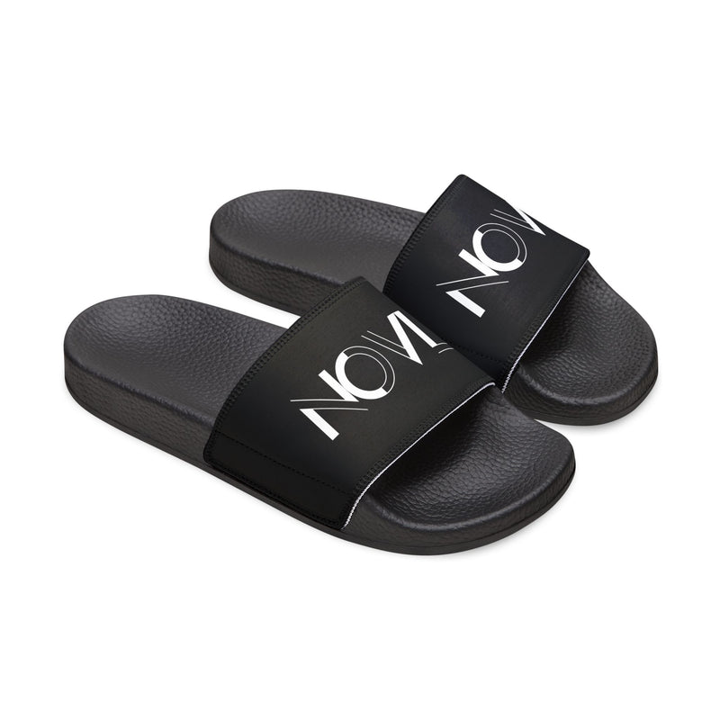 NOVL Unisex Sandals: Black/Black | White