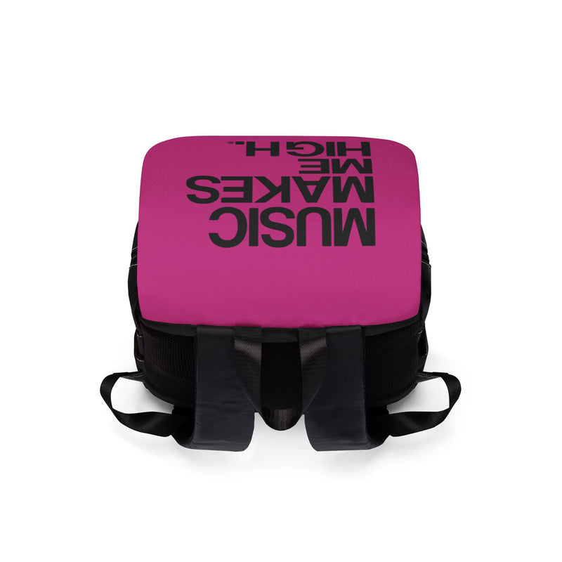 MMMH Backpack: Pink | Black Lettering