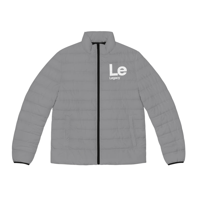 NOVL Men's Puffer Jacket: Legacy Grey | White