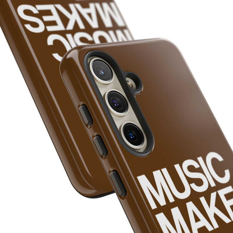 MMMH Classic Phone Case: Brown | White