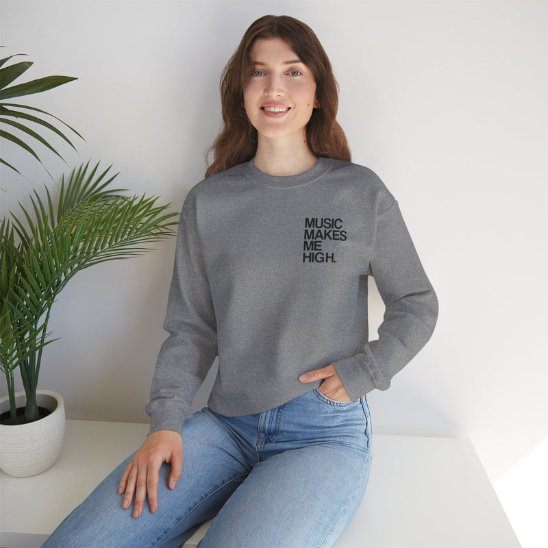 MMMH Unisex Sweatshirt: Graphite Heather | Black Lettering