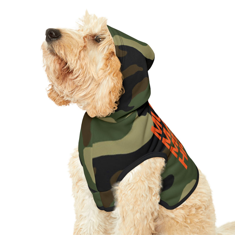 MMMH Pet Hoodie: Camo | Orange