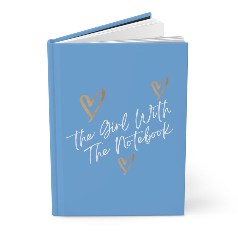 TGWTN Hardcover Journal: Brown/White | Light Blue