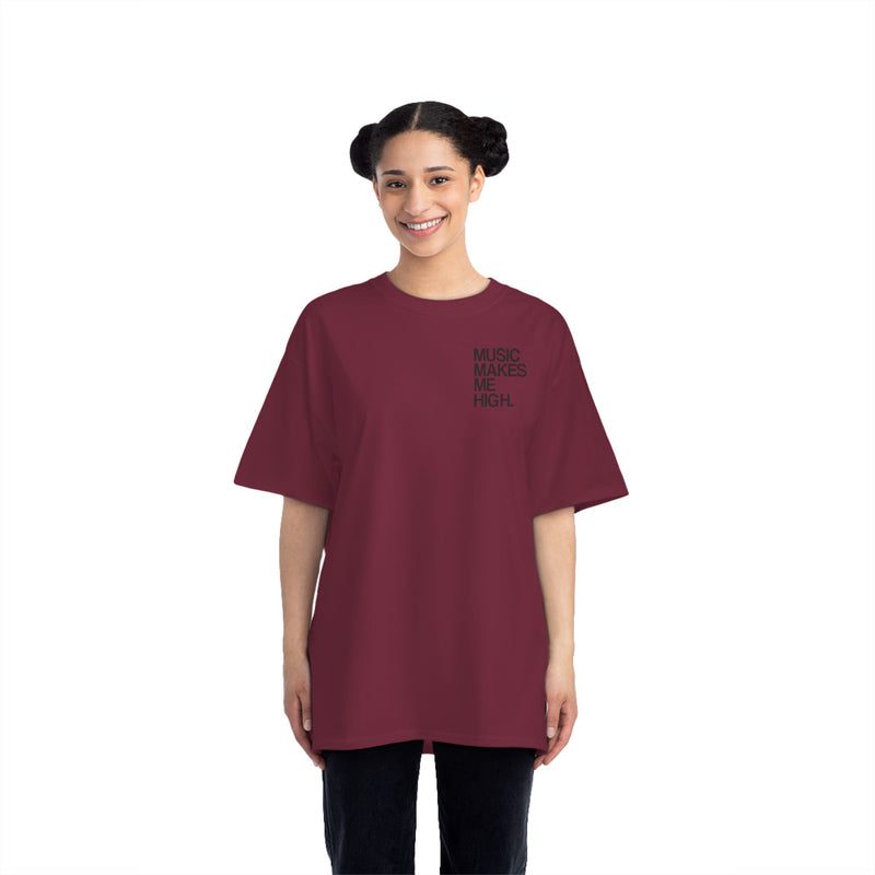 MMMH Unisex T-Shirt: Maroon | Black Letters