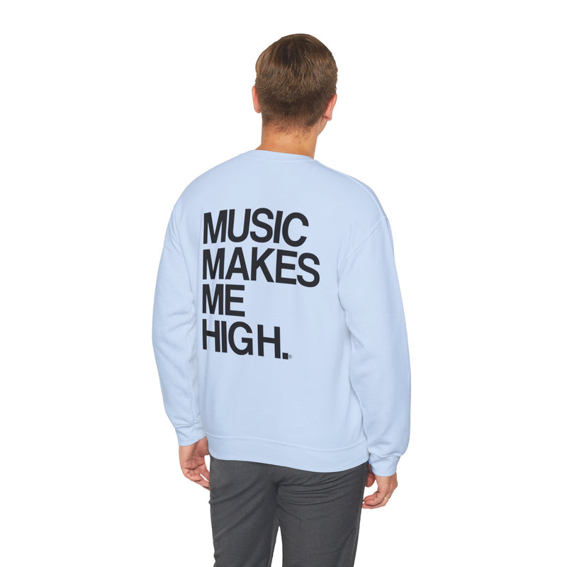 MMMH Unisex Sweatshirt: Light Blue | Black Lettering