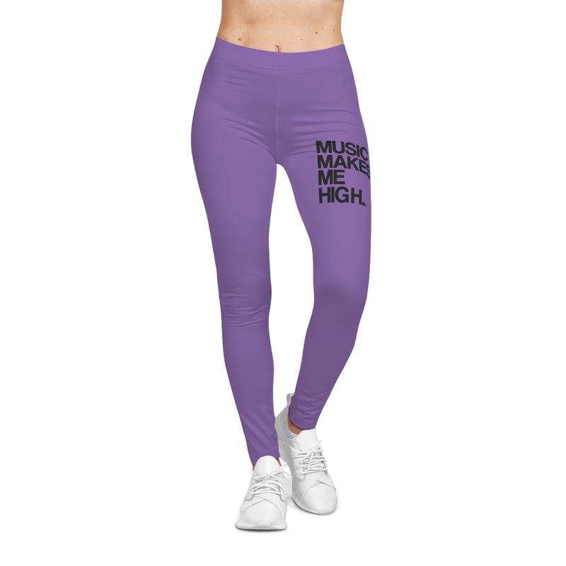 MMMH Leggings: Light Purple | Black