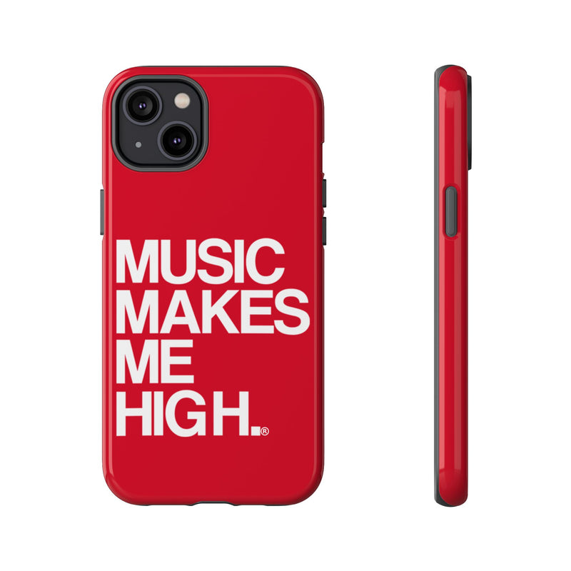 MMMH Classic Phone Case: Dark Red | White