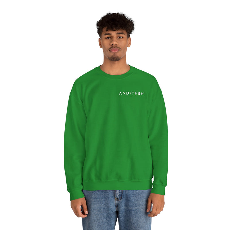 IJTT Unisex Sweatshirt: AT Slash White | Irish Green