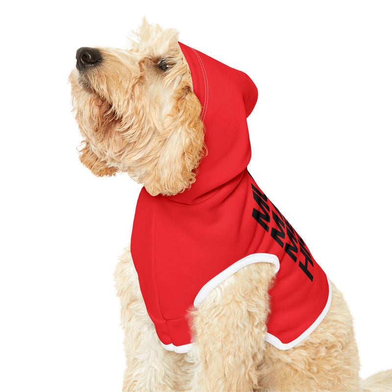 MMMH Pet Hoodie: Red | Black