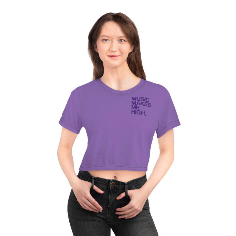 MMMH Cropped Top: Light Purple | Purple