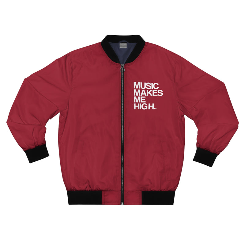 MMMH Bomber Jacket: Crimson Tide Red | White