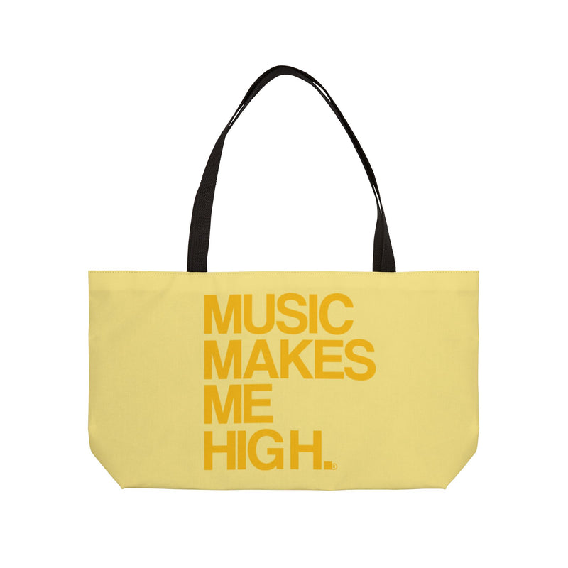 MMMH Weekender Bag (Black Handle): Light Yellow | Yellow