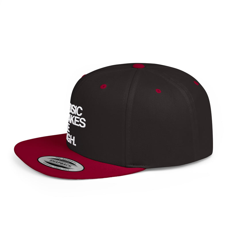 MMMH Classic Snapback: Red | Black_White Lettering