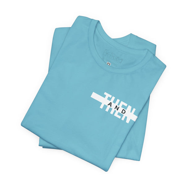 IJTT Unisex T-Shirt: AT Strike White | Turquoise