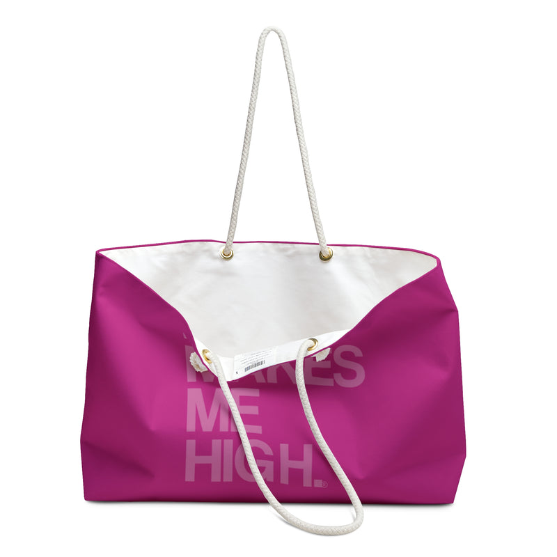 MMMH Weekender Bag (Rope Handle): Pink | Light Pink