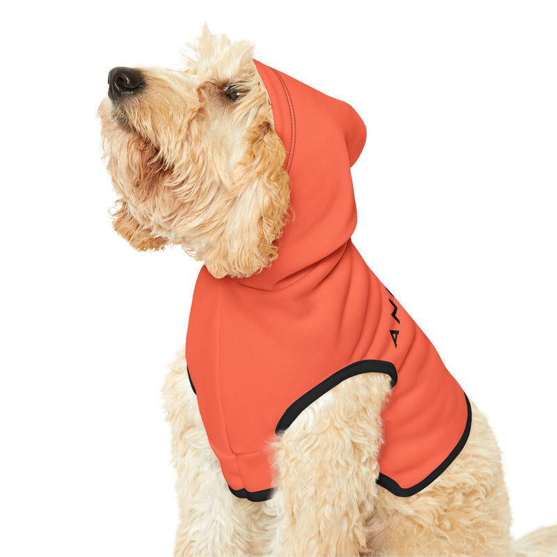 IJTT Pet Hoodie: AT Slash Black | Coral