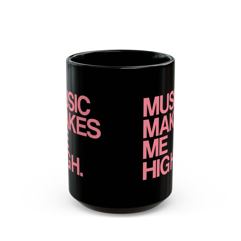 MMMH Black Mug: Safety Pink