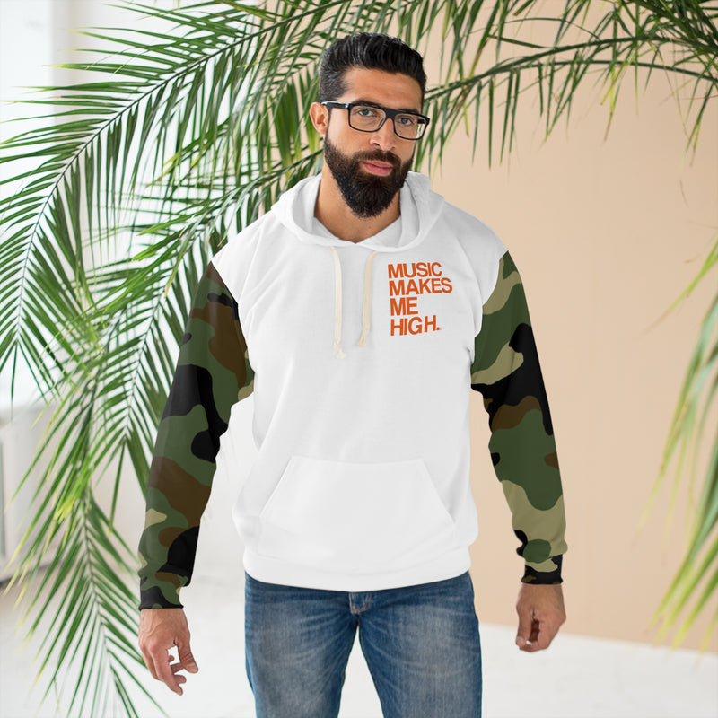 MMMH Unisex Hoodie: Camo/White | Orange