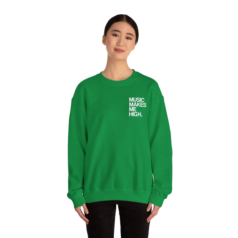 MMMH Unisex Sweatshirt: Irish Green | White