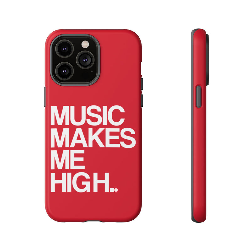 MMMH Classic Phone Case: Dark Red | White