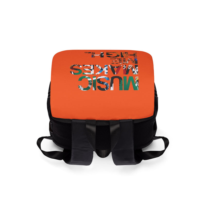 MMMH Backpack: Orange | Graffiti