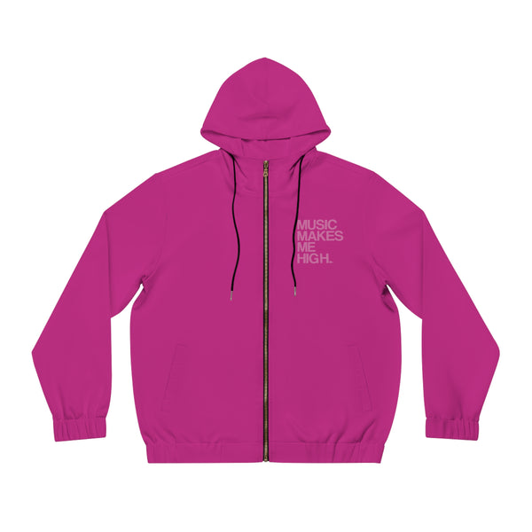 MMMH Unisex Zip Hoodie: Pink | Light Pink