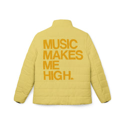 MMMH Women’s Puffer Jacket: Light Yellow | Yellow