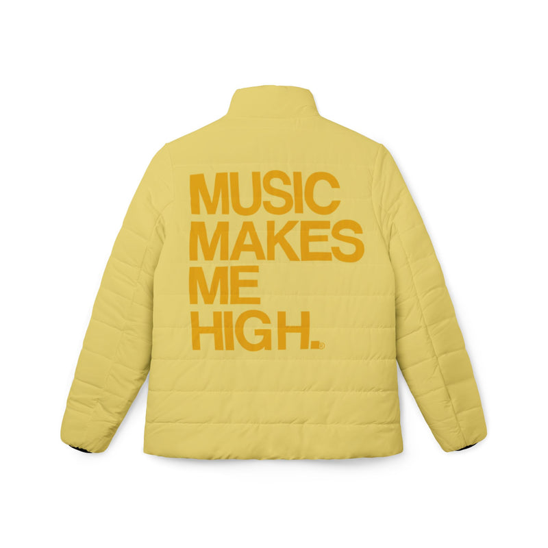 MMMH Women’s Puffer Jacket: Light Yellow | Yellow