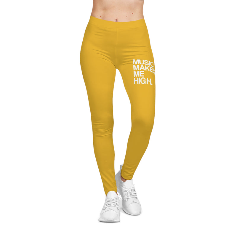 MMMH Leggings: Yellow | White