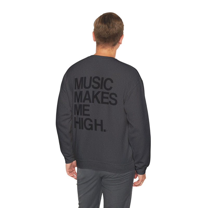 MMMH Unisex Sweatshirt: Dark Heather | Black Lettering