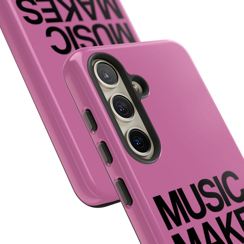 MMMH Classic Phone Case: Light Pink | Black