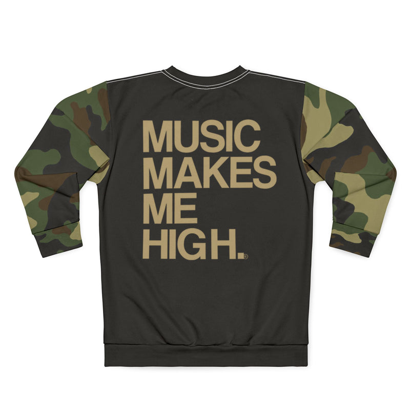 MMMH Unisex Sweatshirt: Camo/Black | Gold