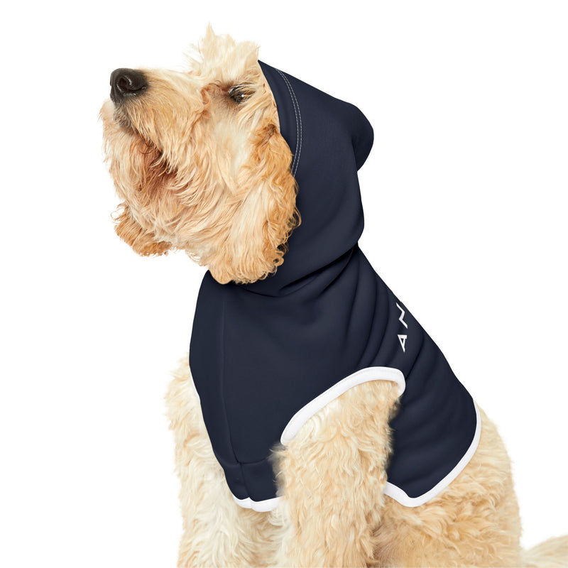 IJTT Pet Hoodie: AT Slash White | Navy