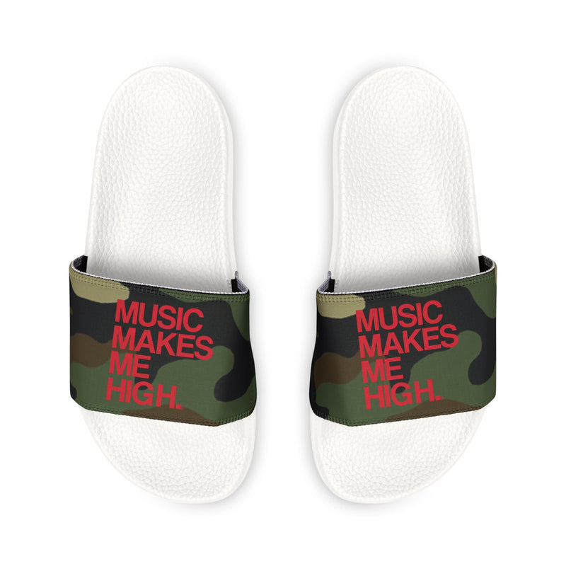 MMMH Unisex Sandals: Camo/White | Red