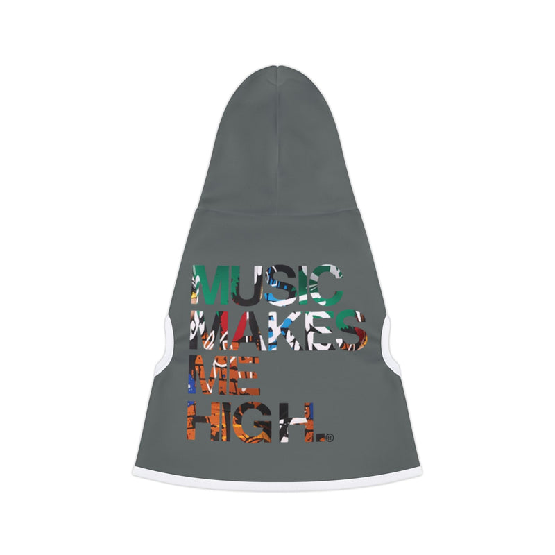 MMMH Pet Hoodie: Dark Grey | Graffiti