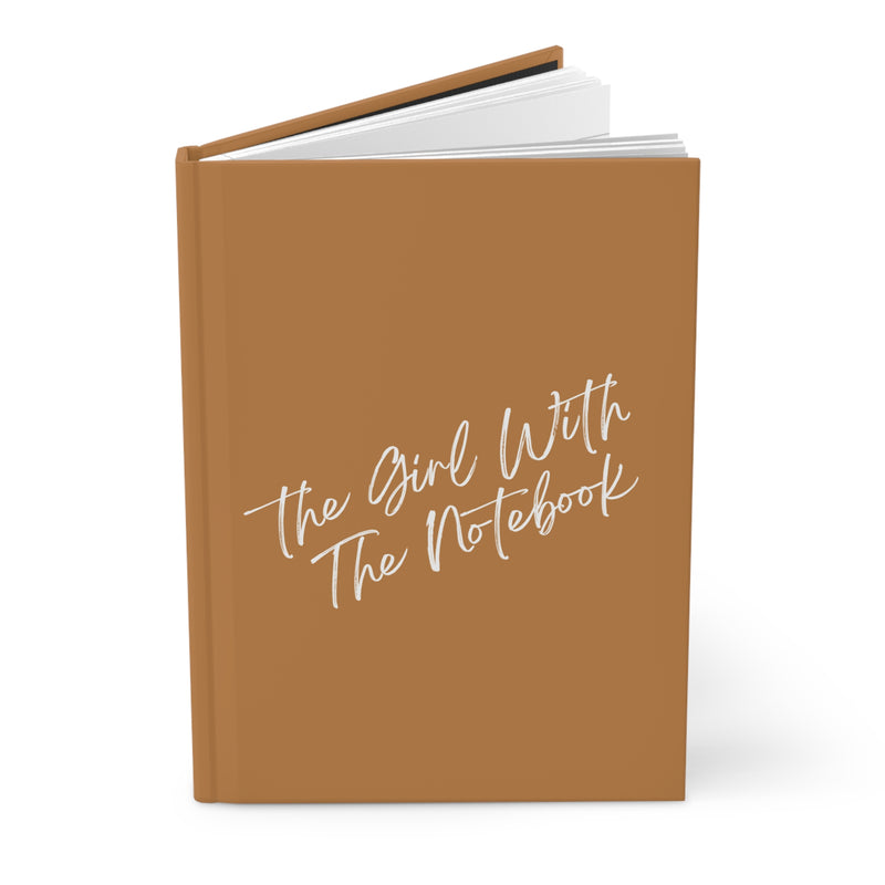 TGWTN Hardcover Journal: White | Light Brown