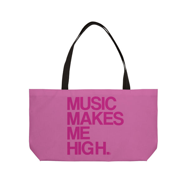 MMMH Weekender Bag (Black Handle): Light Pink | Pink