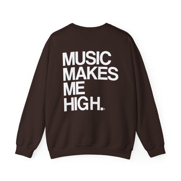 MMMH Unisex Sweatshirt: Dark Chocolate | White